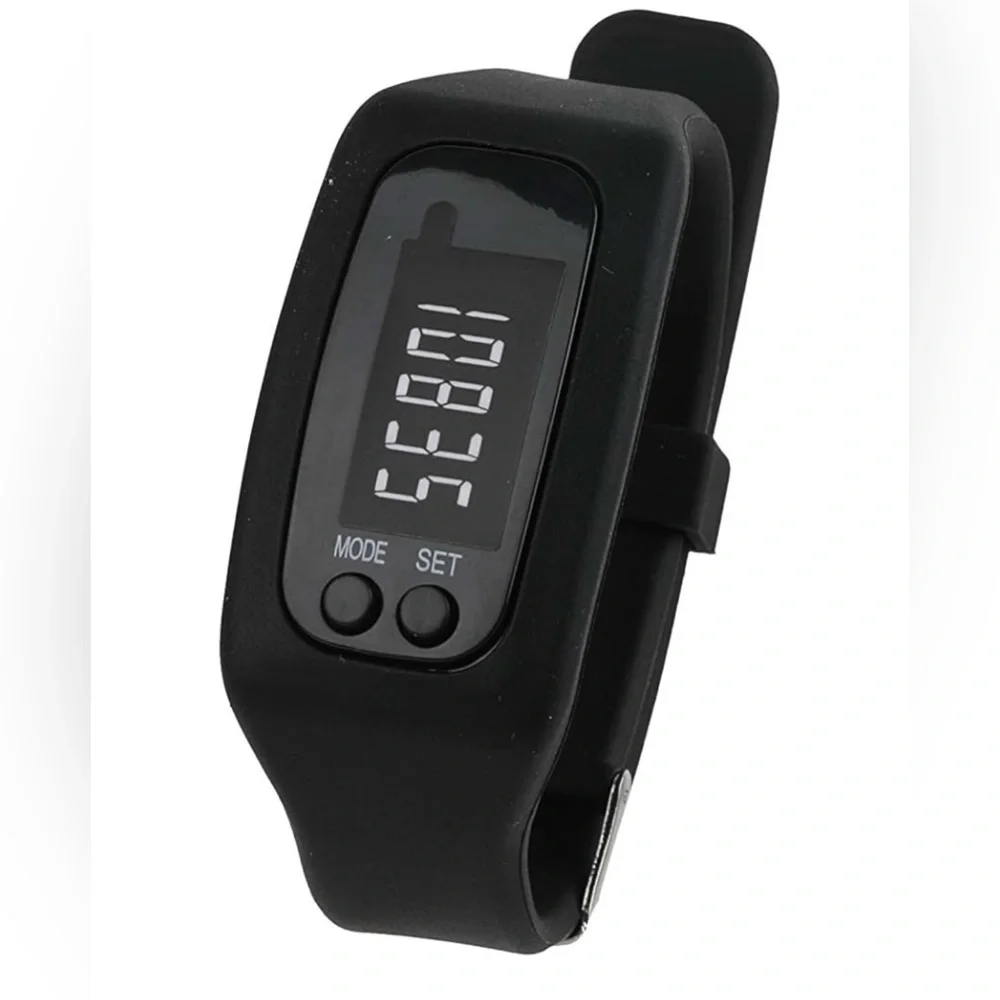 Vivitar Activity Action Fitness Tracker Steps LCD Display Black IOS Android New
